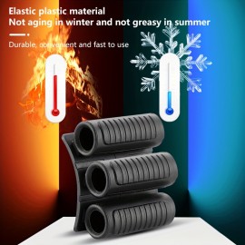 1pc ドライバービットホルダークリップ - 耐久性のある弾性プラスチック、季節の温度抵抗、便利なクイックチェンジアクセサリー