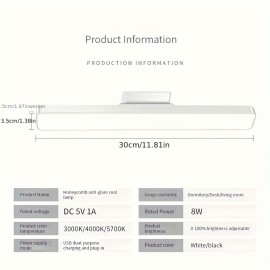 LEDデスクランプ、タッチコントロール、充電式800mAhバッテリー、USBデュアルパワー、目保護、調整可能なスイングアーム、スクエアシェード、インフラレッドセンサーファンクション付きの屋内読書ライト