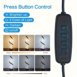 LEDバーテーブルランプ USBプラグインモデル 気分の出るライト 装飾用ナイトライト デスクトップクリエイティブランプ