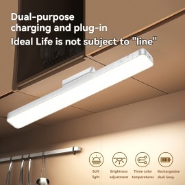 タッチコントロール付きモダンな充電式LEDデスクランプ - 調整可能な色温度、調光可能、USB充電、家庭、オフィス、勉強に最適、勉強用照明 | モダンなデスクランプ | 調整可能なライトランプ