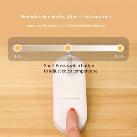 寝室のベッドサイドランプ LED デスクランプ、3つの照明モード、3つの明るさレベル、調光可能なオフィス作業用学校勉強用読書用タッチデスクランプ