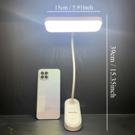 寝室のベッドサイドランプ LED デスクランプ、3つの照明モード、3つの明るさレベル、調光可能なオフィス作業用学校勉強用読書用タッチデスクランプ