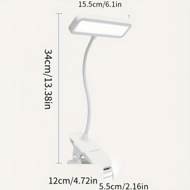 [コンパクトサイズ] ダイマブル LED ゴーセネックデスクランプ タッチコントロール付き - 3 つの照明モード、調整可能な高さと色温度、USB 充電式、読書やオフィスワークに最適、読書ランプ | モダンデスクランプ | スリーキューブランプ、デスクランプマークリフ