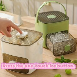 48グリッドダブルレイヤーアイスメーカー - 大容量、効率的なアイス生産、パーティー、カクテル、家族の集まりに最適、家庭や屋外での使用に最適、カクテルアクセサリー | モダンなアイスメーカー | 耐久性のあるアイスメーカー