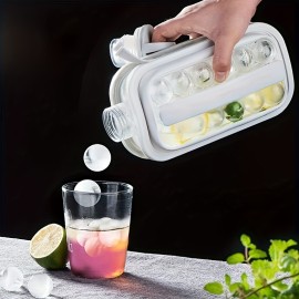大容量折りたたみ式製氷機、17コンパートメント付き、一対一アイスメイキングトレイ、アイスボールメーカー、長方形製氷モールド、シリコーン製氷機、家庭用製氷ツール、電源不要