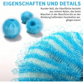 12個のプラスチック製ペット毛取り器、効果的なふん毛ボールとふん毛キャッチャー、毛取り器ふん毛フィルター、バッテリーなし、洗濯機用の実用的なアクセサリー、洗濯のケア