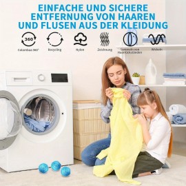 12個のプラスチック製ペット毛取り器、効果的なふん毛ボールとふん毛キャッチャー、毛取り器ふん毛フィルター、バッテリーなし、洗濯機用の実用的なアクセサリー、洗濯のケア