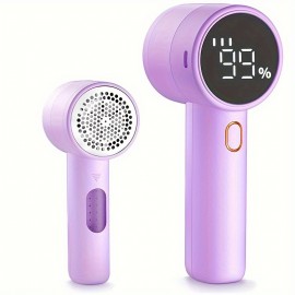 電動リントリムーバー、ファブリックシェーバー、USB充電式セーターシェーバー、パワーリントシェーバー、LEDディスプレイ、毛玉除去器、衣類、寝具、家具、カーペット、ソファ用ポータブルヘアボールトリマー、クリーニング用品、家庭用ガジェット