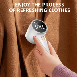 電動リントリムーバー、ファブリックシェーバー、USB充電式セーターシェーバー、パワーリントシェーバー、LEDディスプレイ、毛玉除去器、衣類、寝具、家具、カーペット、ソファ用ポータブルヘアボールトリマー、クリーニング用品、家庭用ガジェット