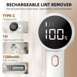 電動リントリムーバー、ファブリックシェーバー、USB充電式セーターシェーバー、パワーリントシェーバー、LEDディスプレイ、毛玉除去器、衣類、寝具、家具、カーペット、ソファ用ポータブルヘアボールトリマー、クリーニング用品、家庭用ガジェット