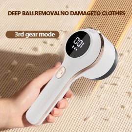 1個の電気布シェーバー、充電式除毛器、ポータブルセーターデフザー、3モードの毛玉取り、衣類、寝具、家具、カーペット、ソファ用、800mAhバッテリー、USBまたはバッテリー駆動、最大電圧36V