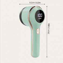 1個の電気布シェーバー、充電式除毛器、ポータブルセーターデフザー、3モードの毛玉取り、衣類、寝具、家具、カーペット、ソファ用、800mAhバッテリー、USBまたはバッテリー駆動、最大電圧36V