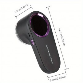 1pc 携帯用 USB 充電式 毛玉取り デジタルディスプレイ付き 合金鋼ブレード 携帯用 ファブリックシェーバー 衣類 ソファ 家具 カーペット用 500mAh リチウム電池駆動 コードレス 毛玉トリマー - DYFDYF