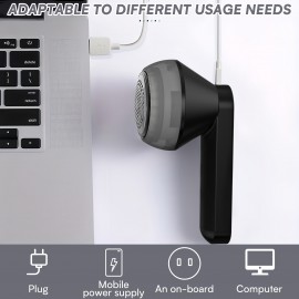 パンサーカ 毛玉取り USB充電式 毛玉トリマー 36V 安全ロック 6枚刃 ハニカムメッシュカバー 家庭用 毛玉取り器 セーターシェーバー ウール毛玉取り 替え刃付き - 500mAh 充電式バッテリー