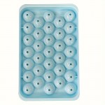 1個 アイストレー、丸型メッシュ製氷皿、33グリッド、家庭用キッチン対応、33玉アイスボックス、氷球作成機、丸型モールド、小型キッチンアクセサリー、レストラン・家屋・寮・商業施設などに最適